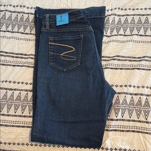 Seven7 Dark Blue Flare Jeans